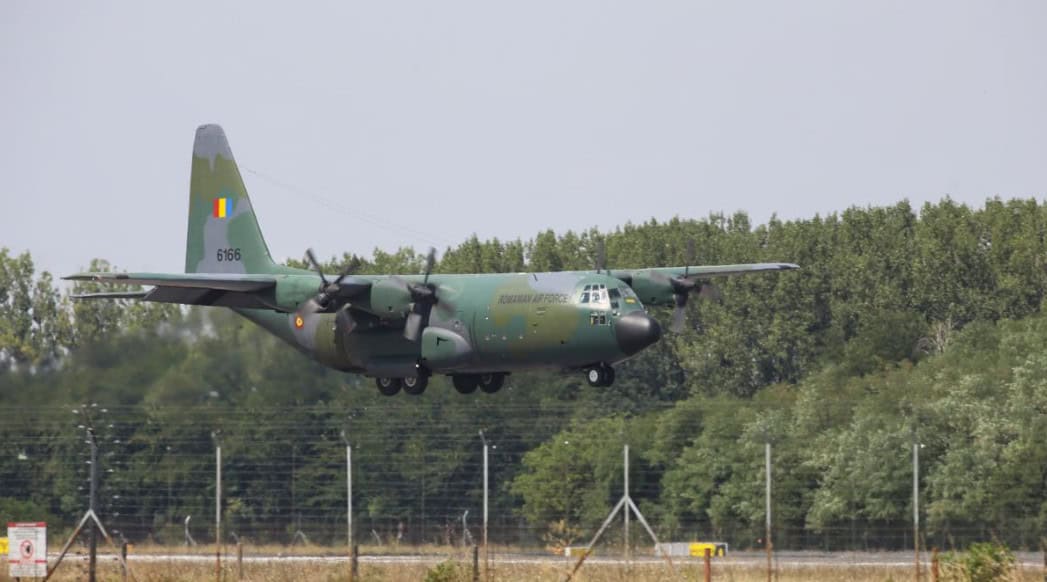 România primește un nou avion de transport C-130H Hercules din partea SUA prin programul EDA
