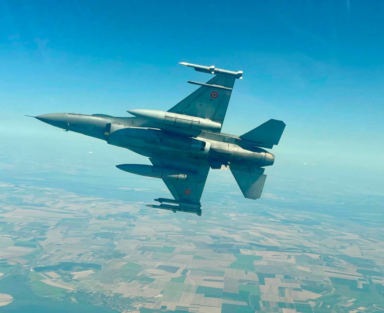 O dronă a intrat în spațiul aerian al României în zona Sulina. Forțele Aeriene au ridicat avioane F-16