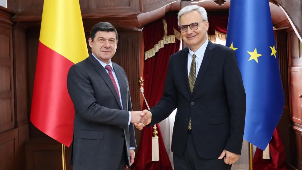 Costel Fotea discută cu ambasadorul Franței despre noi direcții de cooperare pentru județul Galați