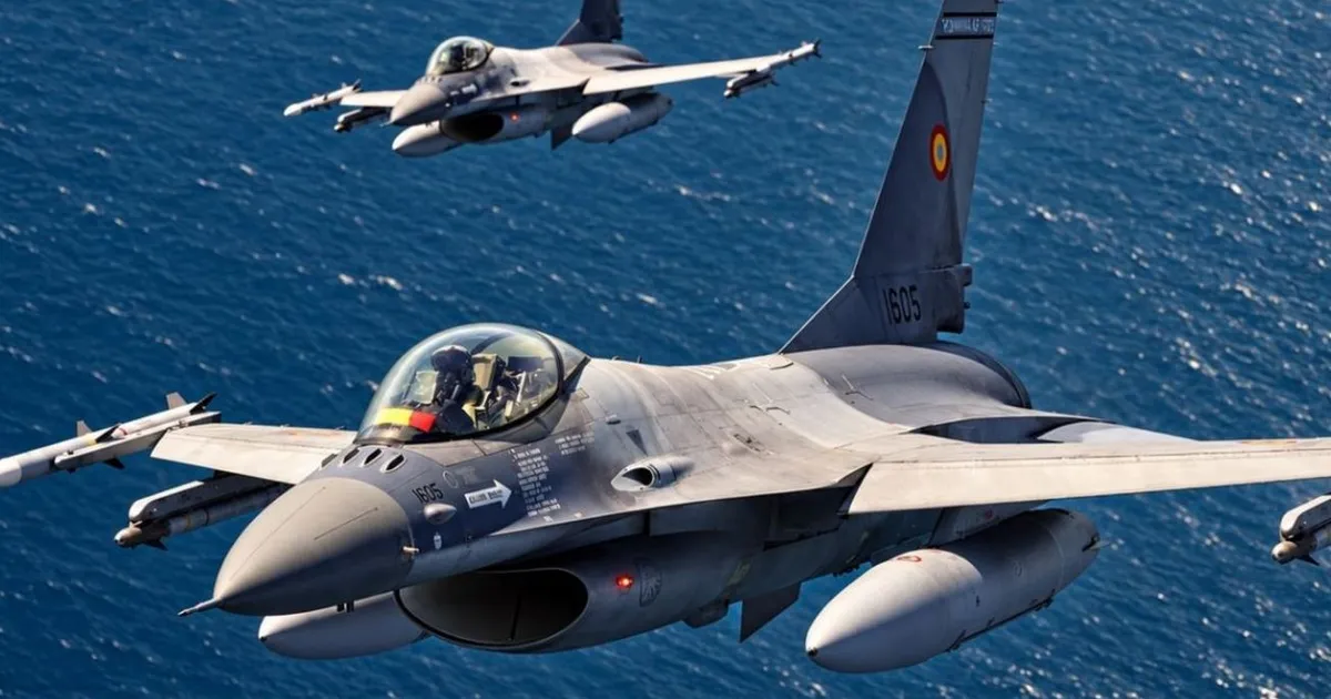 Avioane F-16 ale Forțelor Aeriene Române au doborât două drone de atac în spațiul aerian național