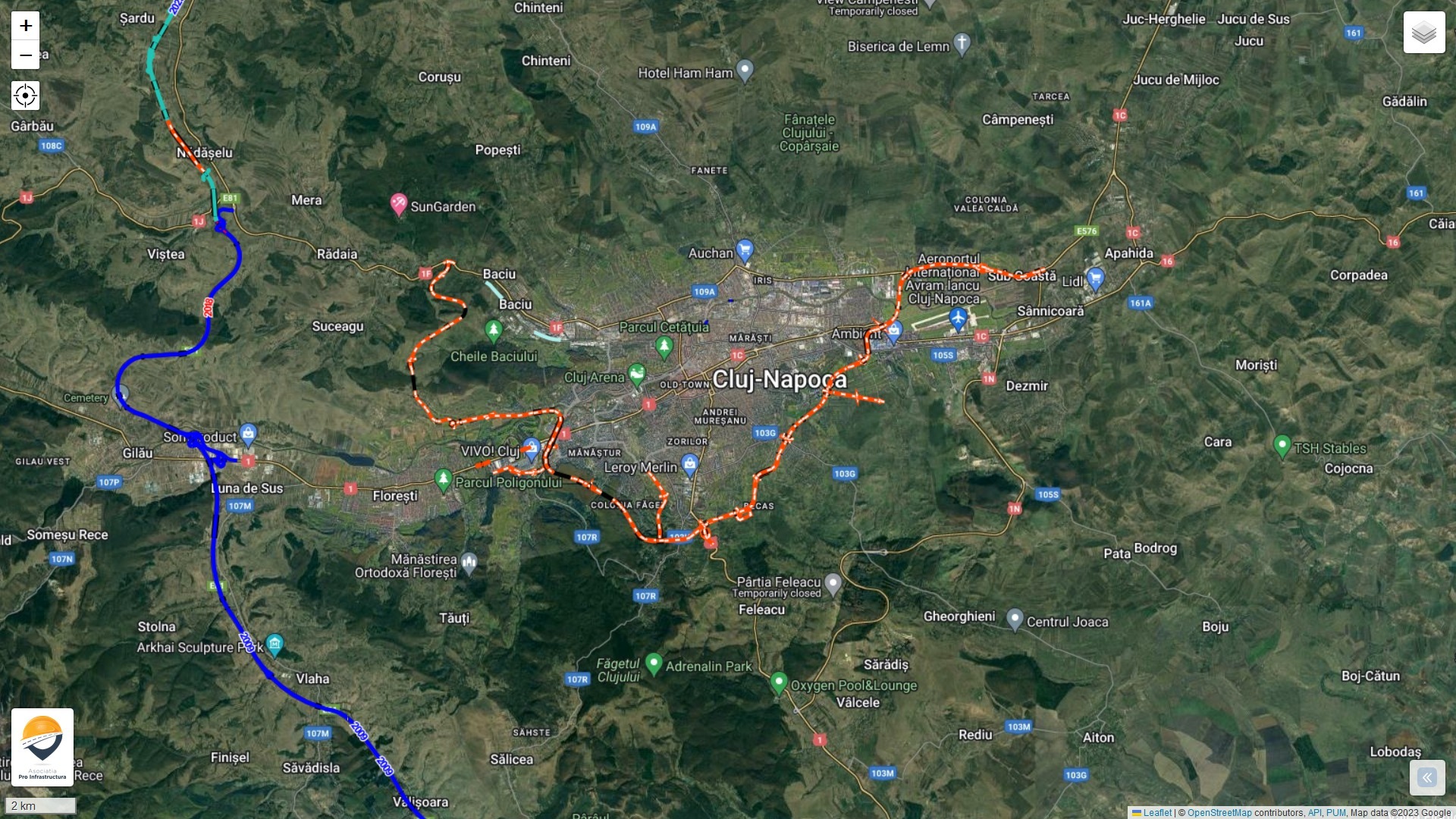 Infrastructura Clujului: Interes crescut pentru tronsoanele Centurii Metropolitane și sprijin parlamentar pentru metrou