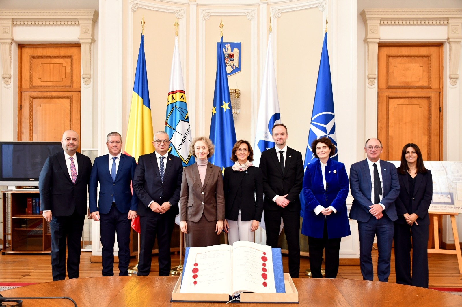 Delegația Comisiei de la Veneția a vizitat Curtea Constituțională a României pentru discuții despre statul de drept