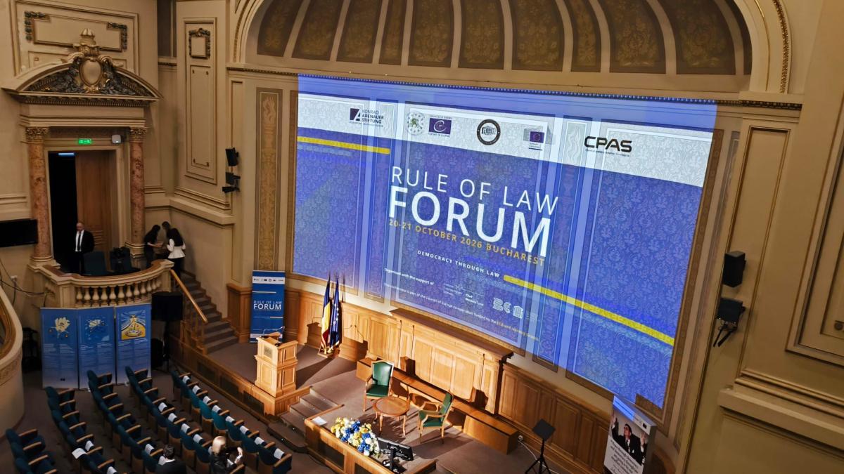 Nicușor Dan participă la a doua ediție a Forumului privind statul de drept la București