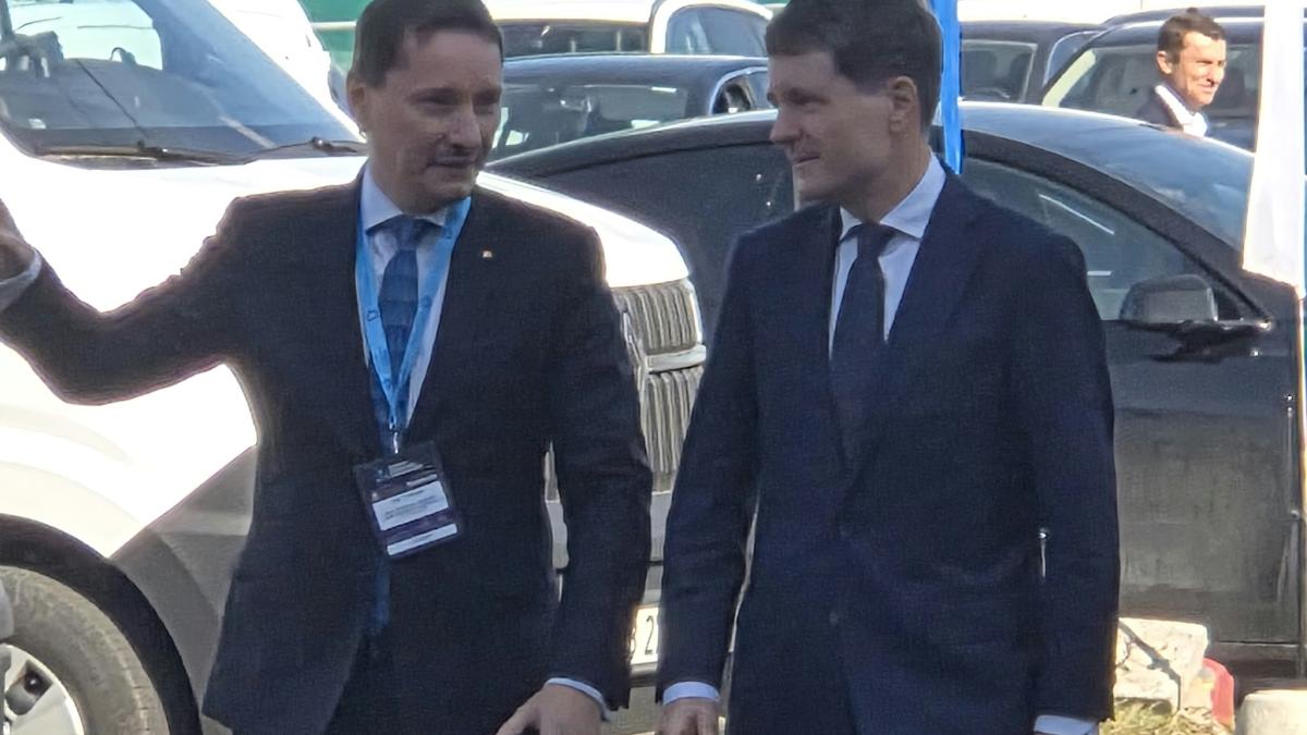 Nicușor Dan susține un discurs la conferința Bucharest Cybersecurity Conference 2026