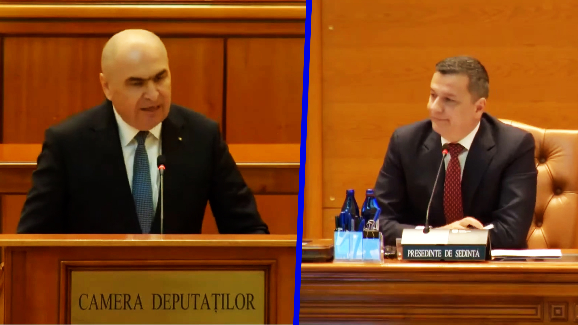 Incident în Parlament în timpul dezbaterilor pentru învestirea Guvernului Luca Niculescu