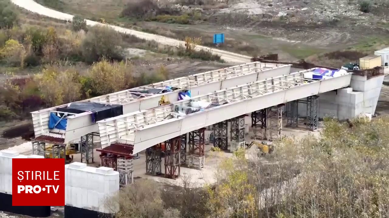 Stadiul execuției podului de la Ungheni a ajuns la 56%, conform datelor CNAIR