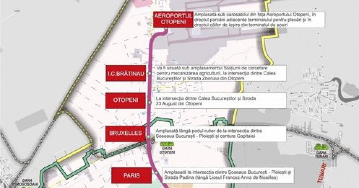 Construcția Magistralei 6 de metrou: au început forajele tunelurilor pentru legătura cu Aeroportul Otopeni
