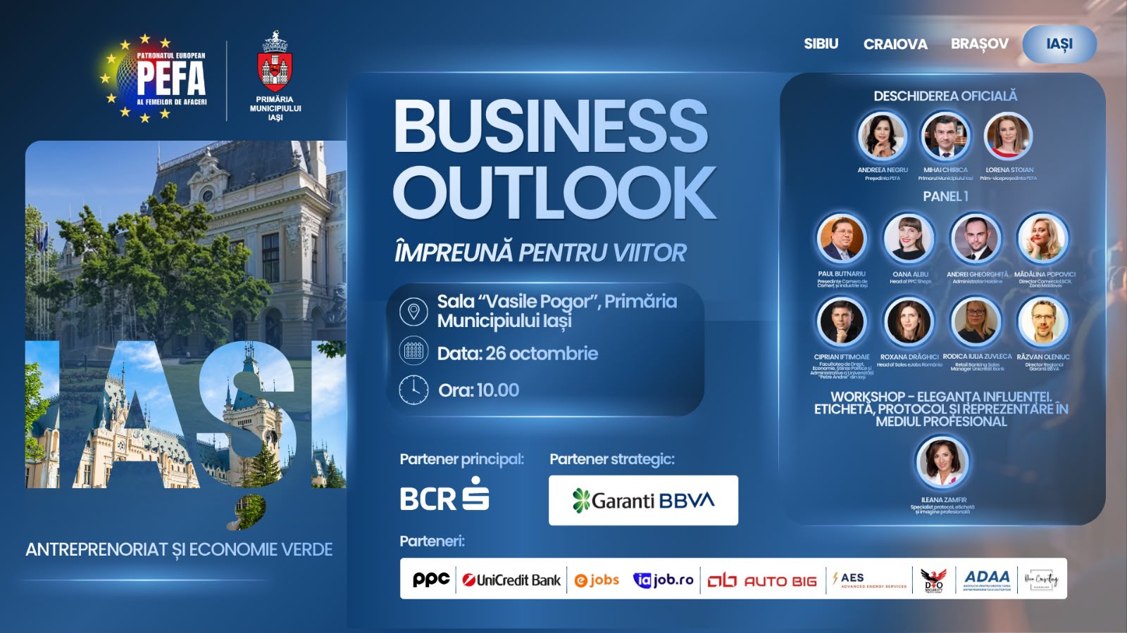 Conferința Business Outlook 2026 la Iași: Dialog strategic între administrația publică și mediul de afaceri