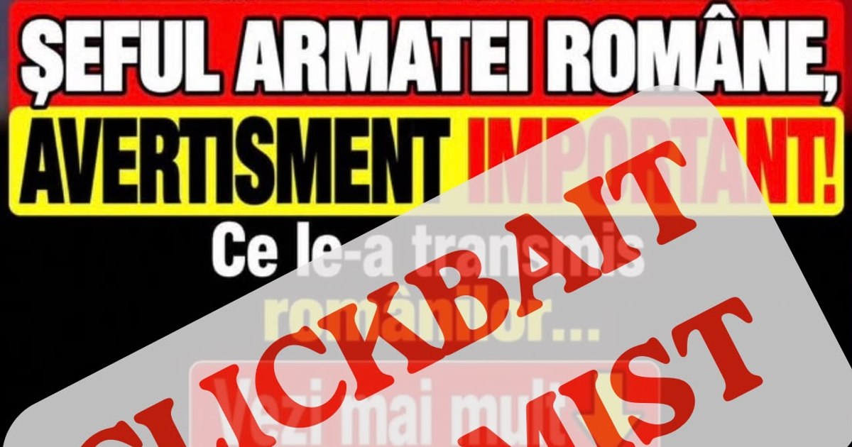 Ministerul Apărării Naționale dezminte o presupusă alertă națională atribuită șefului Armatei