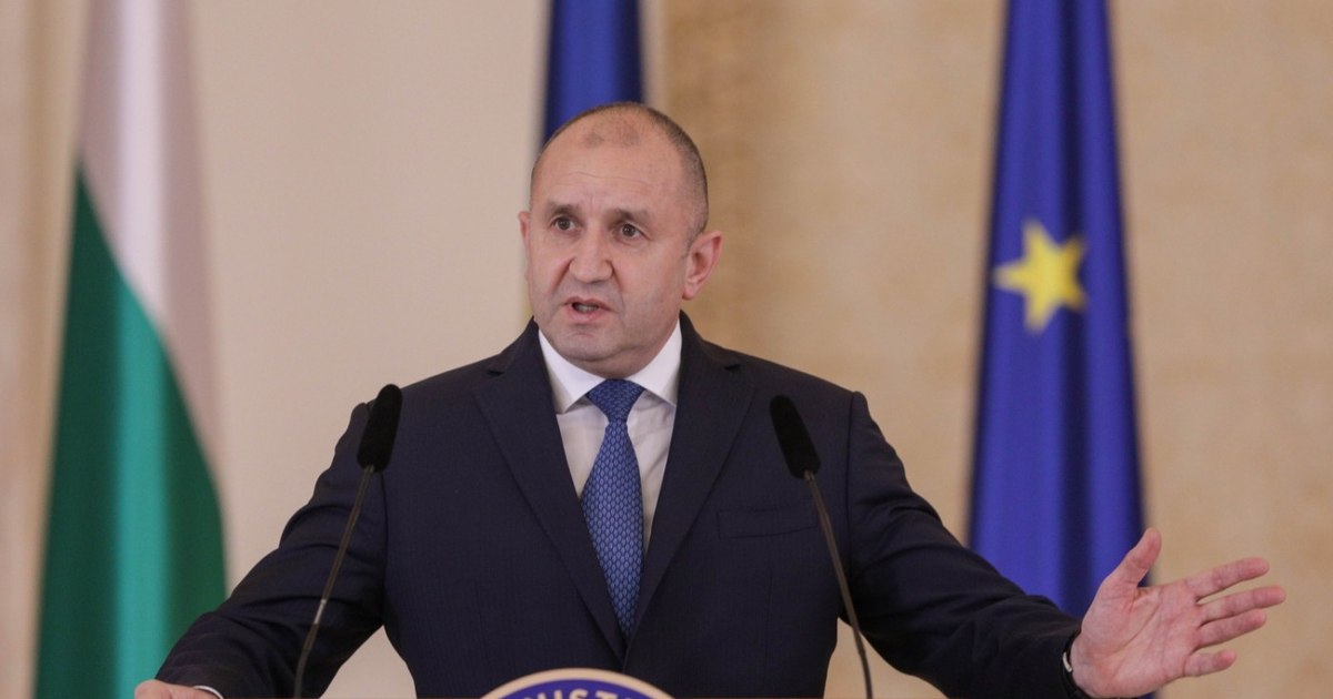 Rumen Radev critică modul în care alte state atribuie Rusiei atacurile cu drone din Marea Neagră