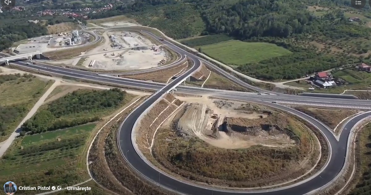 Lotul 4 al autostrăzii Sibiu-Pitești va fi deschis în noiembrie, anunță ministrul Transporturilor