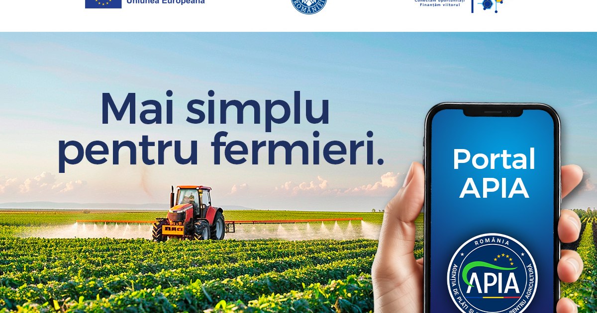 APIA lansează proiect de digitalizare pentru fermieri prin dezvoltarea unui portal unic de plăți
