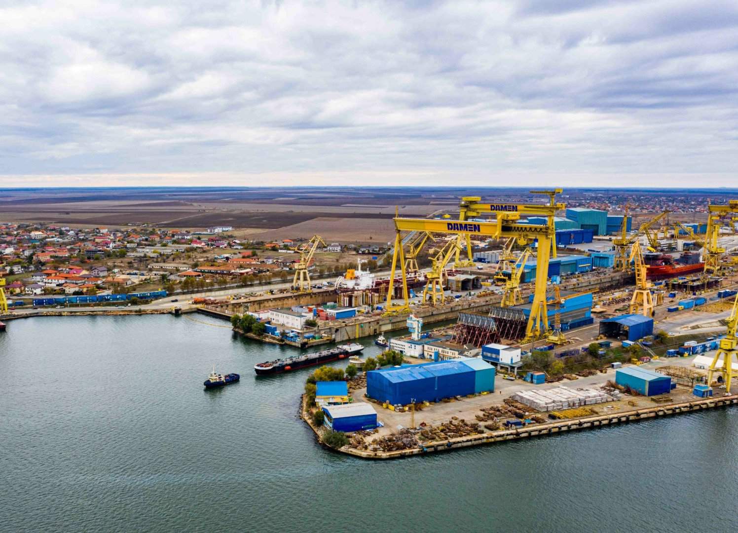 Damen Holding BV contestă în instanță reducerea prețului de vânzare pentru șantierul naval din Mangalia