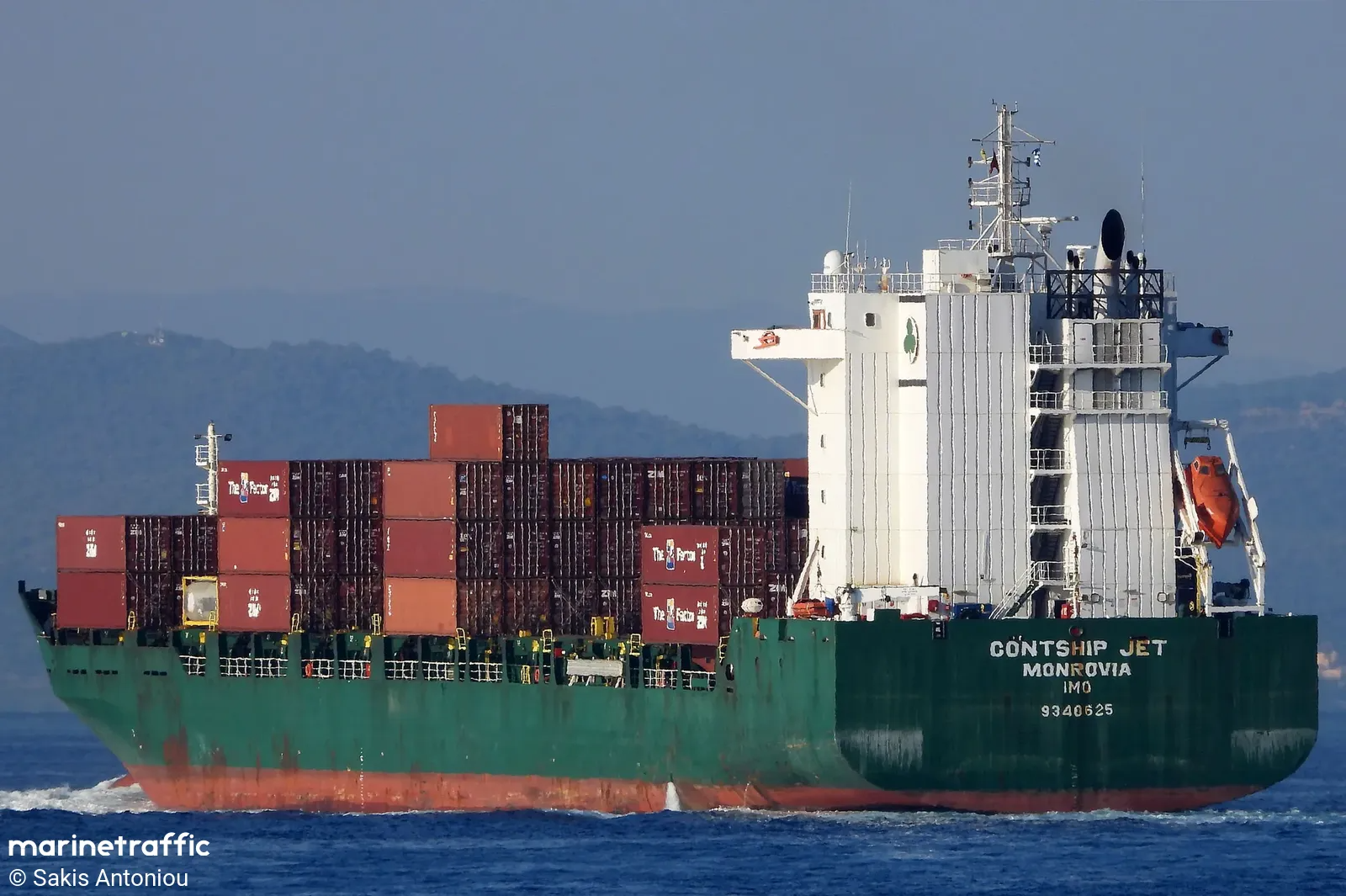 Atac cu drone maritime asupra navei Contship Jet în Marea Neagră, în apropierea Bulgariei