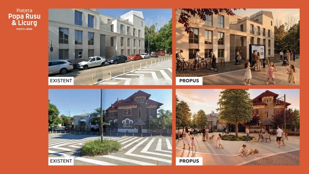 Proiectul „Piațete Libere”: Zece spații din zona centrală a Sectorului 2 vor fi reamenajate prin consultare publică