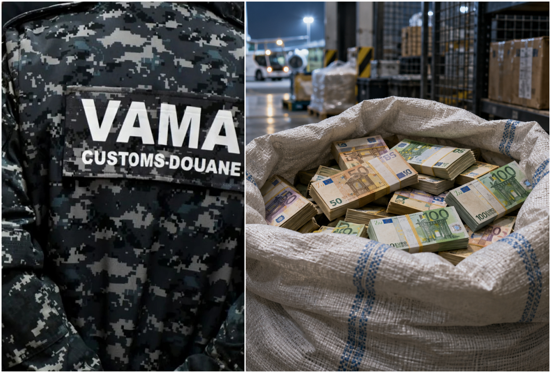 Dispariția a 700.000 de euro din Vama Otopeni declanșează ancheta pentru furt calificat