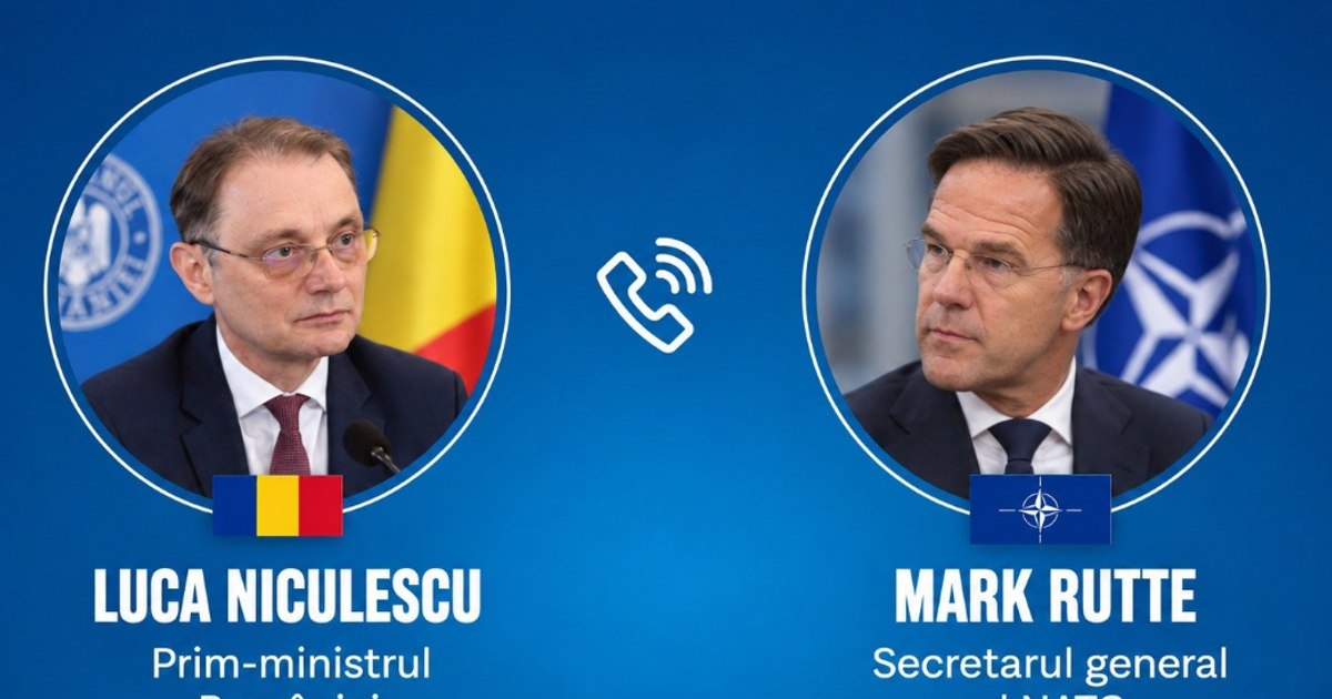 Luca Niculescu și Mark Rutte au discutat despre securitatea Mării Negre și amenințările hibride