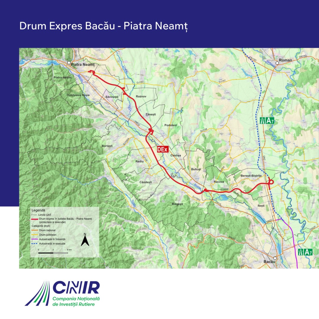 DNA investighează procedura de atribuire pentru Drumul Expres Bacău – Piatra Neamț