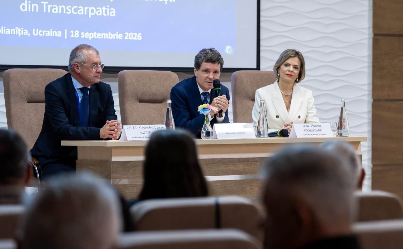 Nicușor Dan asigură comunitatea română din Transcarpatia că drepturile etnicilor sunt o prioritate diplomatică