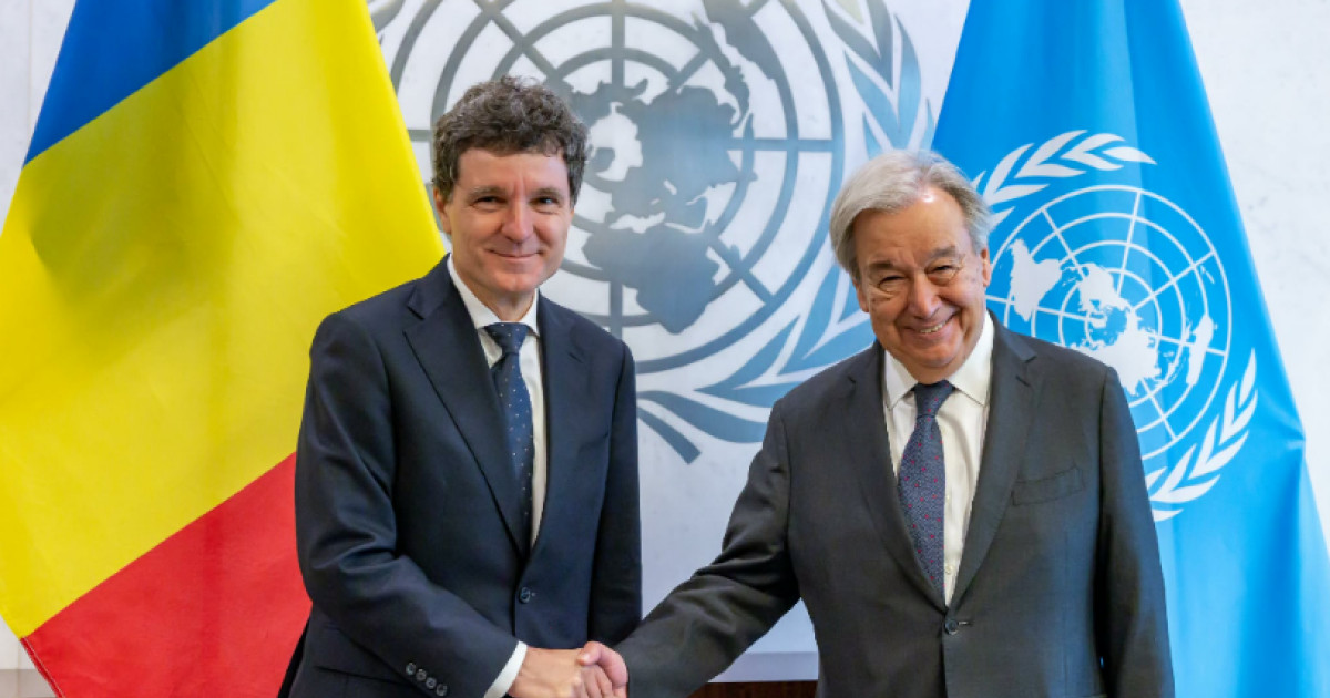 Nicușor Dan s-a întâlnit cu Antonio Guterres pentru a discuta reforma ONU și sprijinul pentru multilateralism