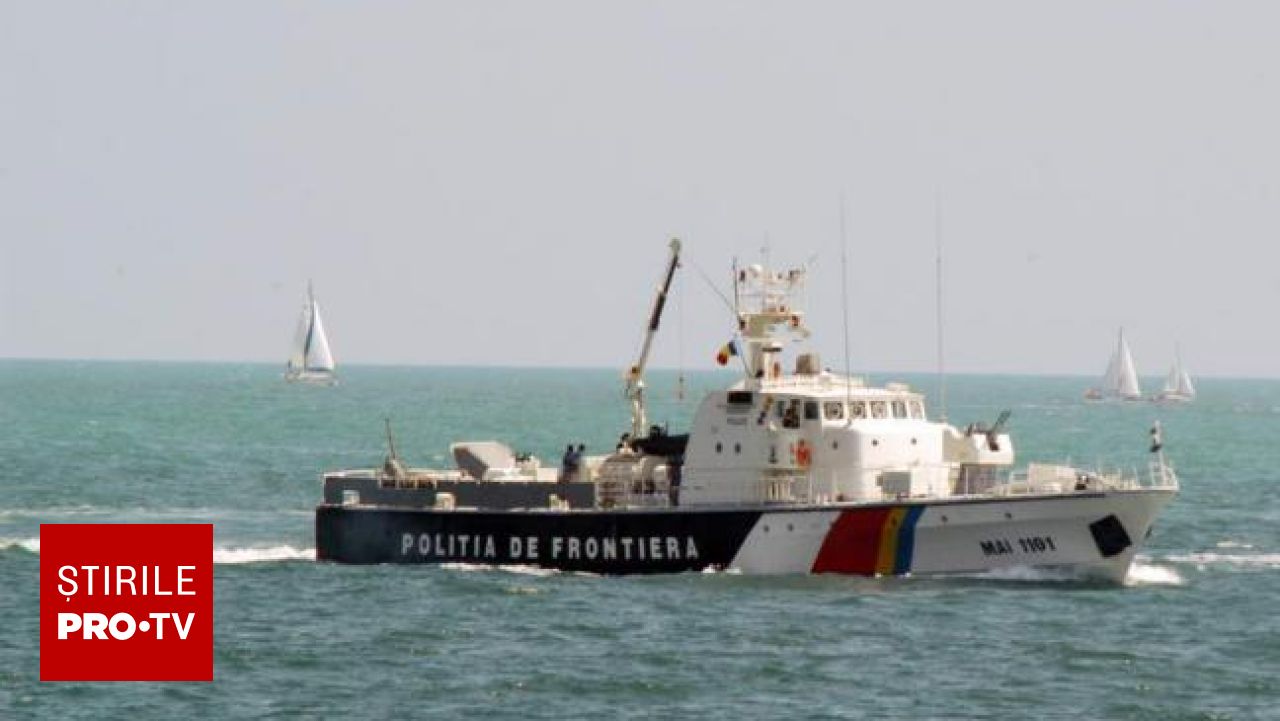 Fragmente de dronă recuperate de Forțele Navale în Zona Exclusiv Economică a României