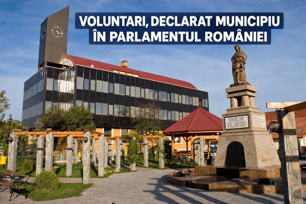 Senatul a adoptat proiectul prin care Voluntari devine municipiu