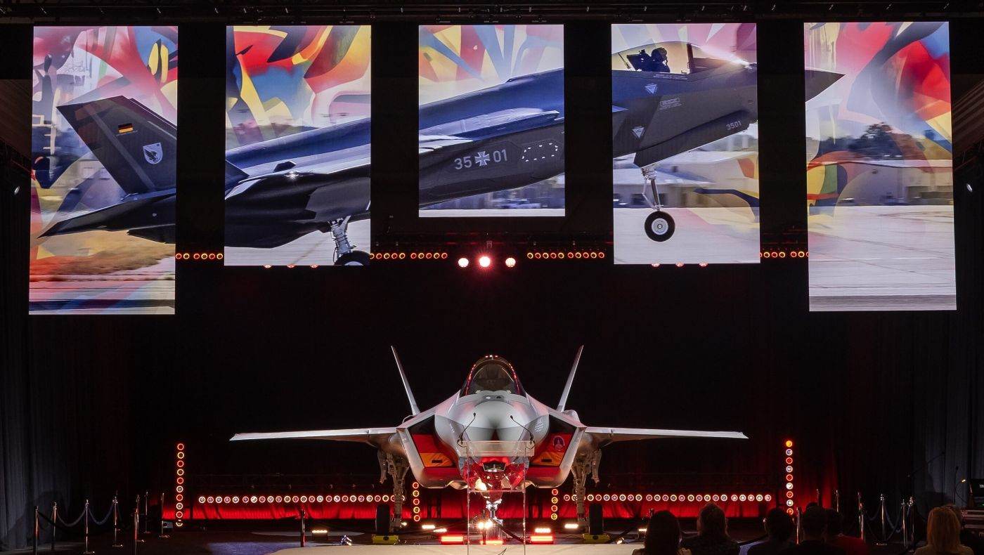 Germania primește primul avion F-35A: Lockheed Martin a prezentat noul avion de vânătoare al Forțelor Aeriene