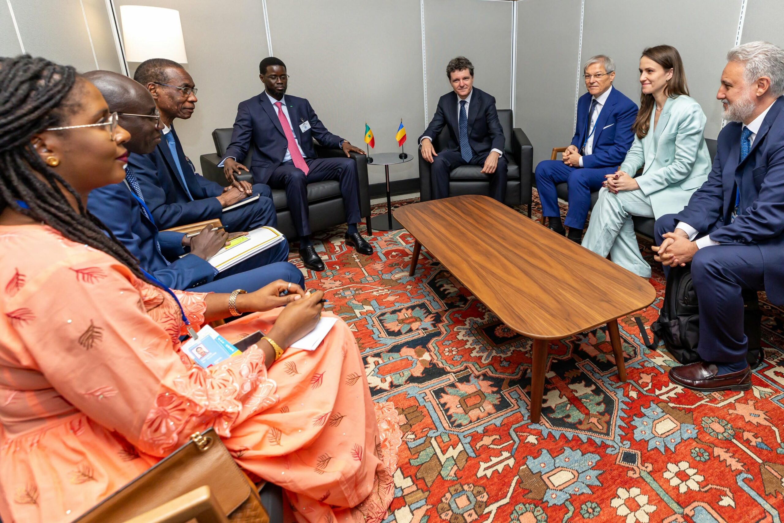 Nicușor Dan s-a întâlnit la New York cu președintele Senegalului și liderul Guineei