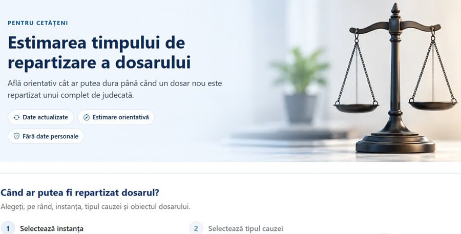 Impactul noului mecanism de normare în instanțe: tribunalele au cel mai scăzut grad de preluare a dosarelor