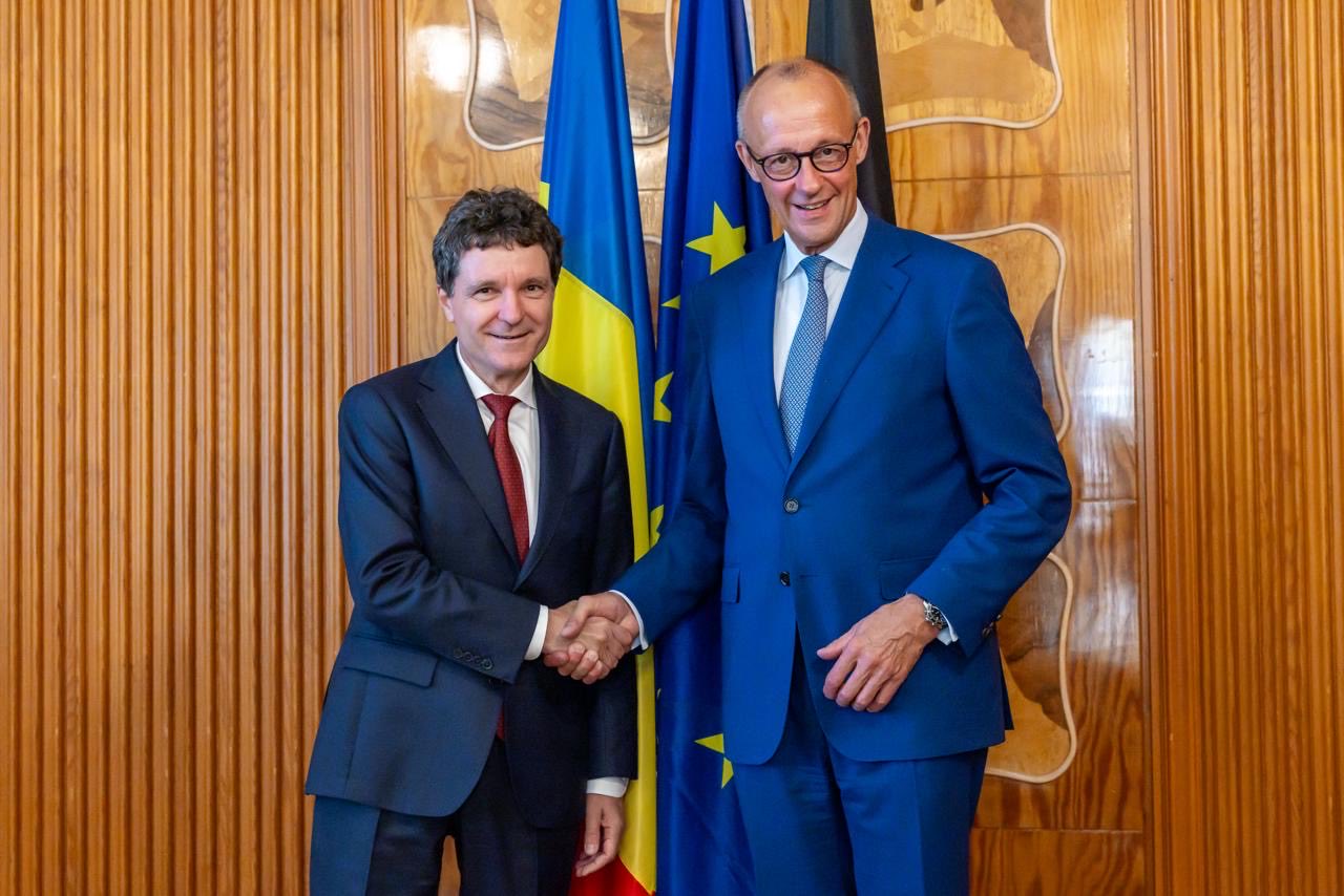 Nicușor Dan s-a întâlnit cu Friedrich Merz la Rovaniemi. Discuții despre parteneriatul România-Germania