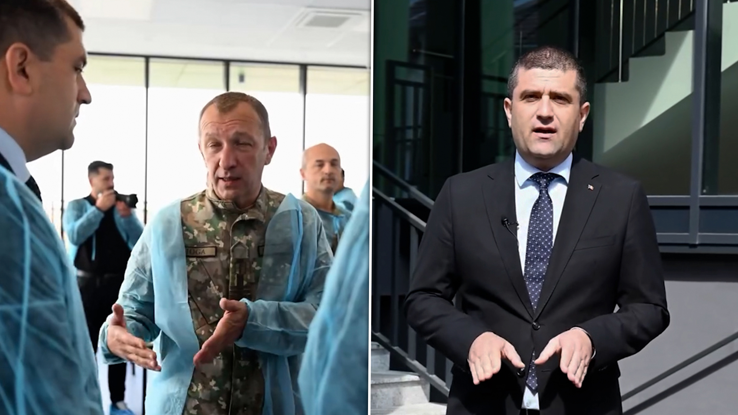 Dinel Miruță prezintă noul corp al Spitalului Militar din Sibiu ca pe o reușită a investițiilor