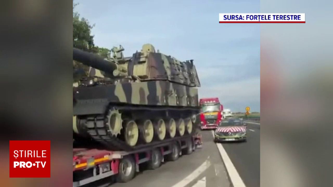 Primele obuziere K9 achiziționate de România au sosit în țară. Urmează testarea echipamentelor