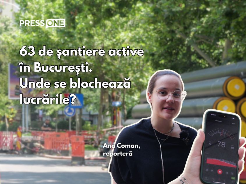Bucureștiul este marcat de numeroase șantiere active, conform datelor Primăriei Capitalei