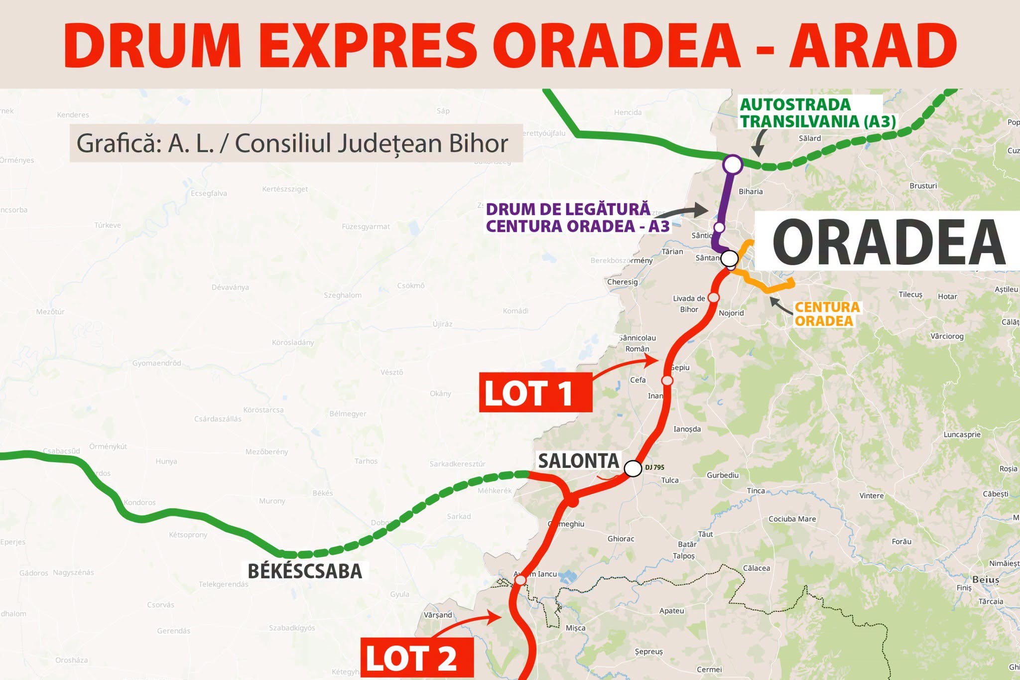 Demarează etapele pregătitoare pentru construcția Drumului Expres Arad-Oradea