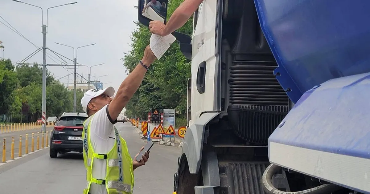 Noul regulament de circulație pentru camioane în București: amenzile cresc la 10.000 de lei
