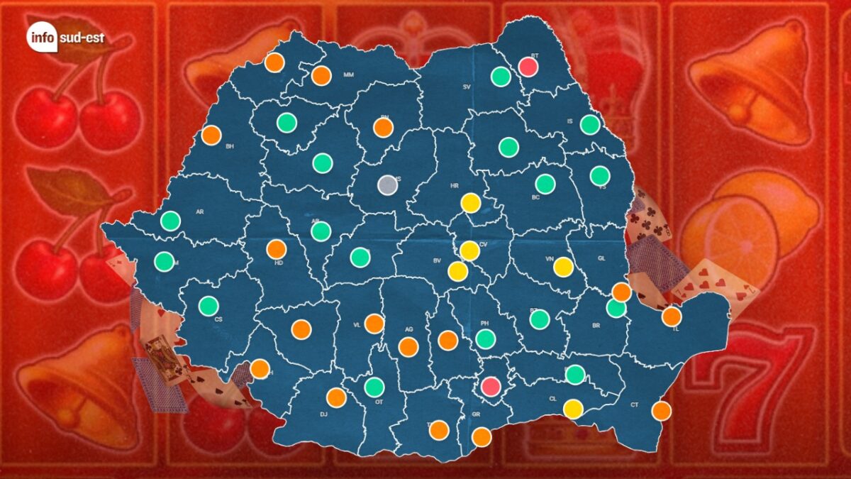 Analiza ISE: Sub jumătate din municipiile reședință de județ au interzis complet jocurile de noroc