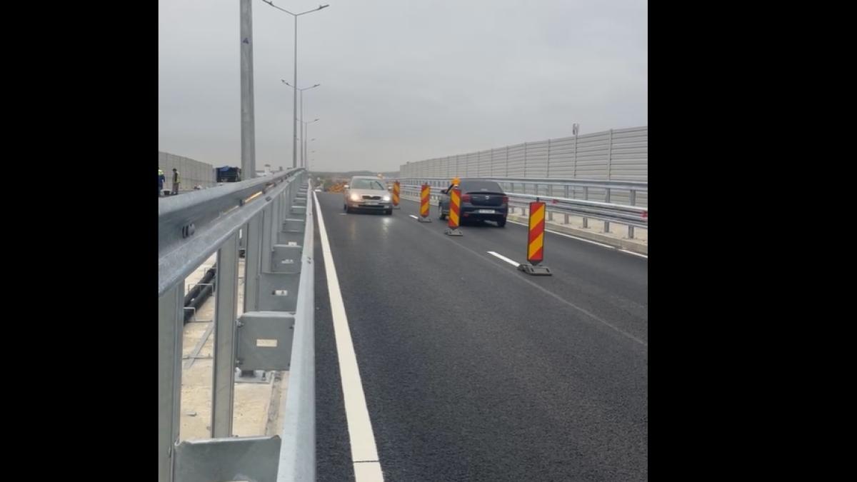 Pasajul DN3 peste Autostrada Bucureștiului A0 a fost deschis circulației rutiere