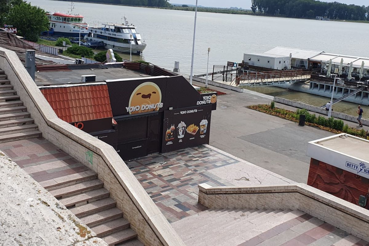 Modernizarea Falezei Dunării din Galați continuă în urma sancțiunii aplicate de Garda de Mediu
