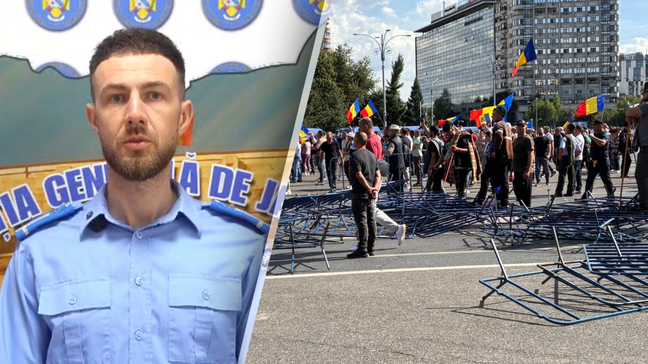 Jandarmii investighează instigatorii la violențele de la protestul din Piața Victoriei