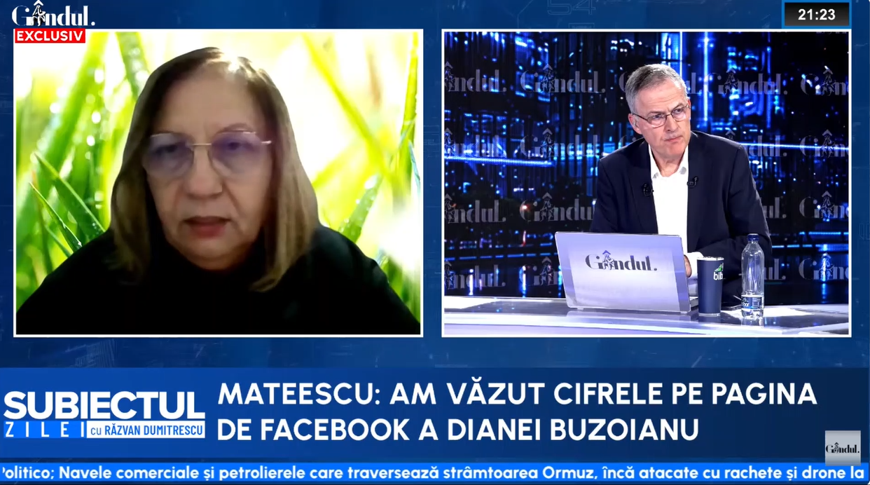 Elena Mateescu, șefa ANM, susține că a fost amenințată pentru a renunța la funcție